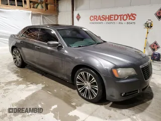 2013 Chrysler 300 with VIN 2C3CCABG3DH621792, listed as a Copart auction lot 37748134 with 202,963 mi miles and Salvage Title. Bid and sale history available at carsss.com. Image 4.