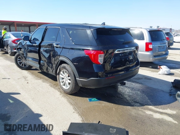 2020 Ford Explorer with VIN 1FMSK8BH0LGB12535, listed as a IAAI auction lot 41633073 with 69,347 mi miles. Bid and sale history available at carsss.com. Image 3.