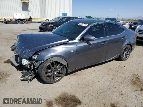 2015 Lexus IS 350 with VIN JTHBE1D27F5021501, listed as a Copart auction lot 61667725 with 140,034 mi miles and Salvage title. Bid and sale history available at DreamBid. Image 1.