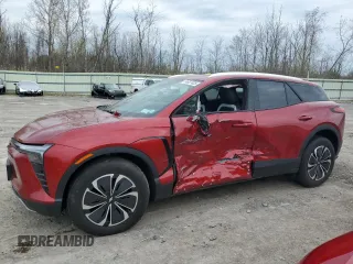 2024 Chevrolet Blazer EV eAWD LT z VIN 3GNKDBRJ7RS214565, wystawiony jako Copart lot #54657425 z przebiegiem 9 894 mil mil oraz Szkoda całkowita • Salvage title. Historia ofert i sprzedaży dostępna na DreamBid. Obrazek 1.
