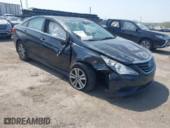 2012 Hyundai Sonata GLS with VIN 5NPEB4AC0CH422955, listed as a IAAI auction lot 42113670 with Not Provided miles. Bid and sale history available at carsss.com. Image 1.