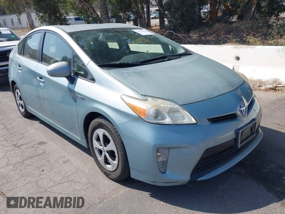 2014 Toyota Prius Four with VIN JTDKN3DU2E1765639, listed as a IAAI auction lot 42433480 with 97,083 mi miles and . Bid and sale history available at DreamBid. Image 1.