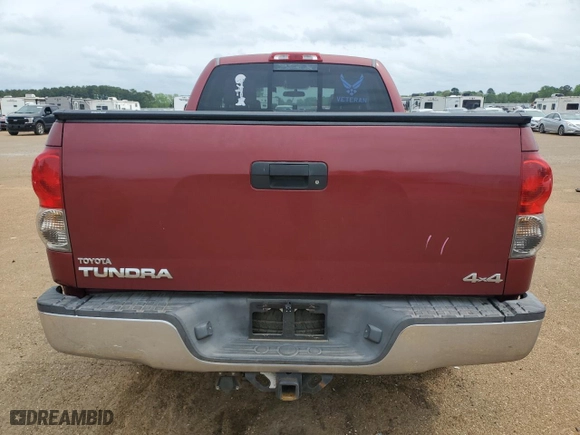 2007 Toyota Tundra SR5 with VIN 5TFBV54107X004206, listed as a Copart auction lot 50962215 with 320,831 mi miles and Salvage Title. Bid and sale history available at carsss.com. Image 6.