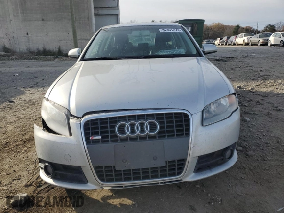 2007 Audi A4 z VIN WAUEH78E17A124903, wystawiony jako Copart lot #82491874 z przebiegiem 138 801 mil mil oraz Czysty tytuł • Clean title. Historia ofert i sprzedaży dostępna na DreamBid. Obrazek 5.