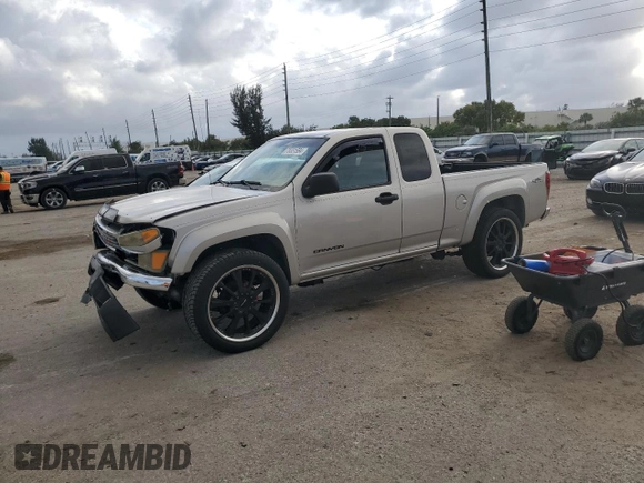 2005 GMC Canyon SLE Z71 with VIN 1GTDS196958208945, listed as a Copart auction lot 78331584 with 163,341 mi miles and Salvage Title. Bid and sale history available at carsss.com. Image 1.