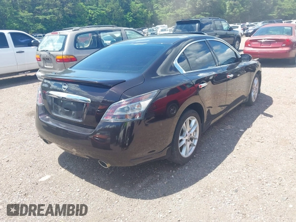 2013 Nissan Maxima S with VIN 1N4AA5AP7DC837414, listed as a IAAI auction lot 42140089 with 123,328 mi miles and . Bid and sale history available at DreamBid. Image 4.