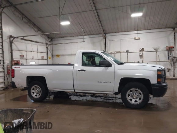 2015 Chevrolet Silverado 1500 Work Truck with VIN 1GCNKPEH9FZ363831, listed as a IAAI auction lot 41368070 with 104,650 mi miles. Bid and sale history available at carsss.com. Image 13.