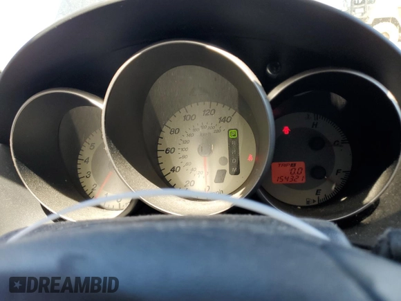 2008 Mazda 3 i Touring with VIN JM1BK32F281164278, listed as a Copart auction lot 53737655 with 154,321 mi miles and Salvage Title. Bid and sale history available at carsss.com. Image 9.