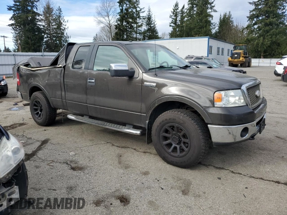 2006 Ford F-150 XLT with VIN 1FTPX14V76NB11999, listed as a Copart auction lot 47013495 with 156,285 mi miles and Salvage Title. Bid and sale history available at carsss.com. Image 4.