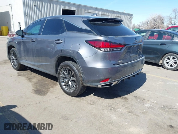 2020 Lexus RX 350 F Sport with VIN 2T2SZMDA7LC224154, listed as a IAAI auction lot 41745850 with 74,140 mi miles and . Bid and sale history available at DreamBid. Image 3.
