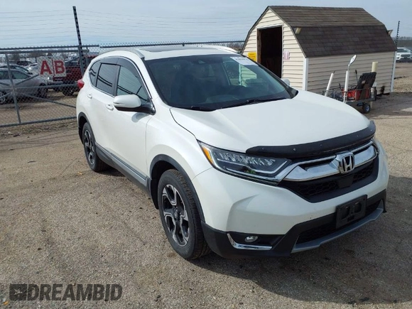 2017 Honda CR-V Touring with VIN 5J6RW2H95HL044505, listed as a IAAI auction lot 41856975 with 117,826 mi miles. Bid and sale history available at carsss.com. Image 1.