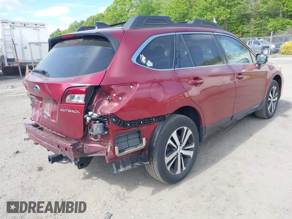 2019 Subaru Outback Limited z VIN 4S4BSANC3K3395882, wystawiony jako IAAI lot #42245756 z przebiegiem 120 548 mil mil oraz . Historia ofert i sprzedaży dostępna na DreamBid. Obrazek 4.