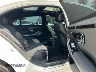 2021 Mercedes-Benz S 580 with VIN W1K6G7GB7MA021505, listed as a Copart auction lot 62408195 with 72,280 mi miles and Clean title. Bid and sale history available at DreamBid. Image 6.