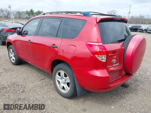 2007 Toyota RAV4 with VIN JTMBD33V976053681, listed as a IAAI auction lot 42012888 with 187,332 mi miles. Bid and sale history available at carsss.com. Image 3.