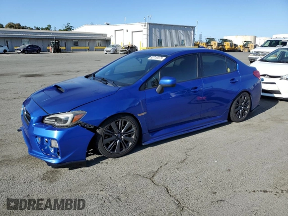 2015 Subaru WRX with VIN JF1VA1A65F9817356, listed as a Copart auction lot 62719375 with 143,518 mi miles and Salvage title. Bid and sale history available at DreamBid. Image 1.