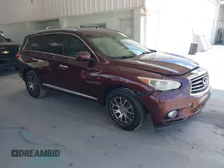 2014 Infiniti QX60 z VIN 5N1AL0MN5EC542262, wystawiony jako IAAI lot #42167885 z przebiegiem 177 973 mil mil oraz . Historia ofert i sprzedaży dostępna na DreamBid. Obrazek 1.