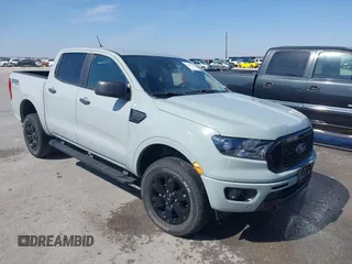 2022 Ford Ranger XL with VIN 1FTER4FH7NLD05727, listed as a IAAI auction lot 41567153 with 57,467 mi miles. Bid and sale history available at carsss.com. Image 1.
