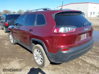 2020 Jeep Cherokee Latitude with VIN 1C4PJLCB5LD581471, listed as a IAAI auction lot 41076167 with 80,271 mi miles. Bid and sale history available at carsss.com. Image 3.