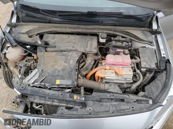 2022 Hyundai Ioniq Blue with VIN KMHC65LC0NU284899, listed as a Copart auction lot 51975395 with 96,100 mi miles and Salvage title. Bid and sale history available at DreamBid. Image 12.