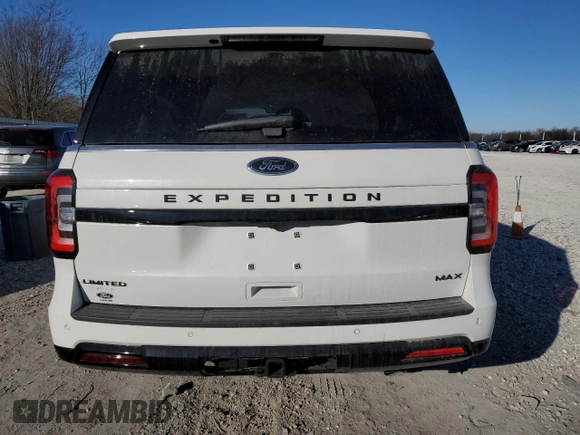 2024 Ford Expedition Max Limited with VIN 1FMJK2A84REA70689, listed as a Copart auction lot 89106825 with 9,232 mi miles and Salvage title. Bid and sale history available at DreamBid. Image 6.