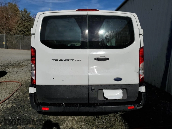 2022 Ford Transit Cargo with VIN 1FTBR1Y81NKA47225, listed as a Copart auction lot 77208734 with 16,658 mi miles and Clean Title. Bid and sale history available at DreamBid. Image 6.