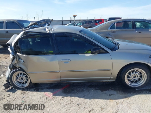 2004 Honda Civic LX with VIN 2HGES15534H590143, listed as a IAAI auction lot 41822593 with 270,820 mi miles. Bid and sale history available at carsss.com. Image 13.