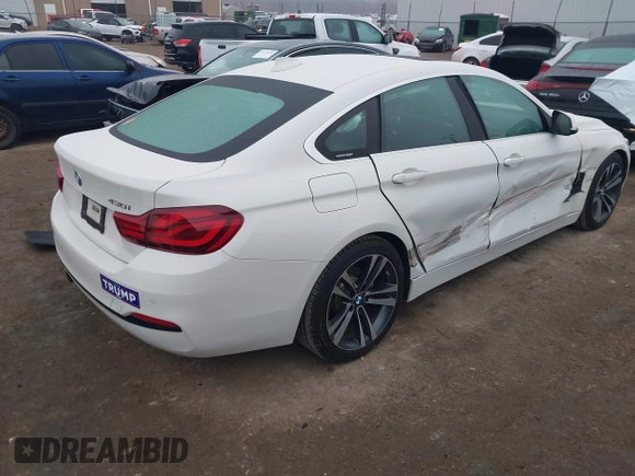 2020 BMW 4 Series 430i with VIN WBA4J1C03LCD79546, listed as a IAAI auction lot 41500883 with 33,729 mi miles and . Bid and sale history available at DreamBid. Image 4.