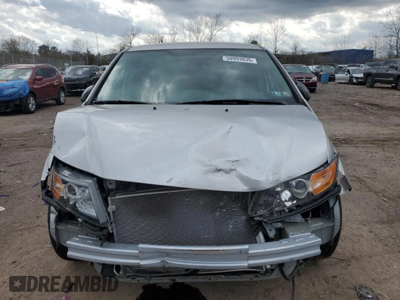 2014 Honda Odyssey LX с VIN 5FNRL5H26EB038147, выставлен на аукционе Copart как лот 50993035 с пробегом Не указан миль и Списание • Salvage title. История ставок и продаж доступна на DreamBid. Изображение 5.