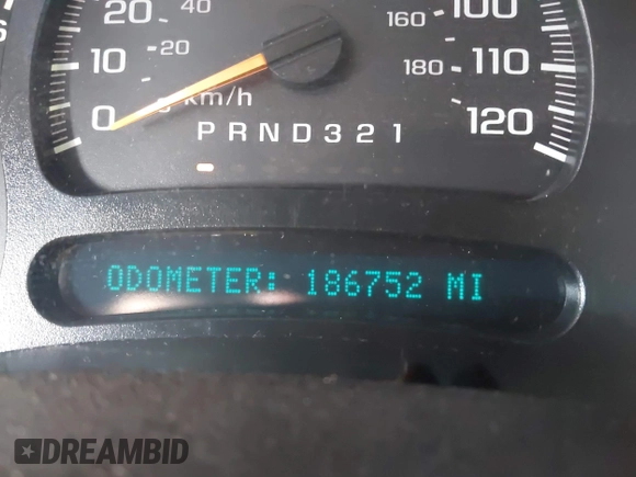 2006 Chevrolet Tahoe Z71 with VIN 1GNEK13T66R165865, listed as a IAAI auction lot 41537414 with 186,752 mi miles. Bid and sale history available at carsss.com. Image 7.