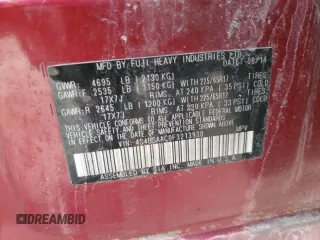 2015 Subaru Outback 2.5i z VIN 4S4BSAAC0F3213938, wystawiony jako Copart lot #43641955 z przebiegiem 196 650 mil mil oraz Szkoda całkowita • Salvage title. Historia ofert i sprzedaży dostępna na DreamBid. Obrazek 14.
