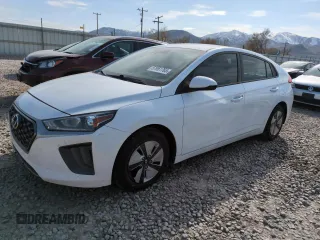 2021 Hyundai Ioniq Blue with VIN KMHC65LC2MU245441, listed as a Copart auction lot 51961765 with 73,381 mi miles and Salvage title. Bid and sale history available at DreamBid. Image 1.
