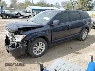 2017 Dodge Journey SXT z VIN 3C4PDCBG6HT523374, wystawiony jako Copart lot #52888625 z przebiegiem 135 234 mil mil oraz Szkoda całkowita • Salvage title. Historia ofert i sprzedaży dostępna na DreamBid. Obrazek 1.