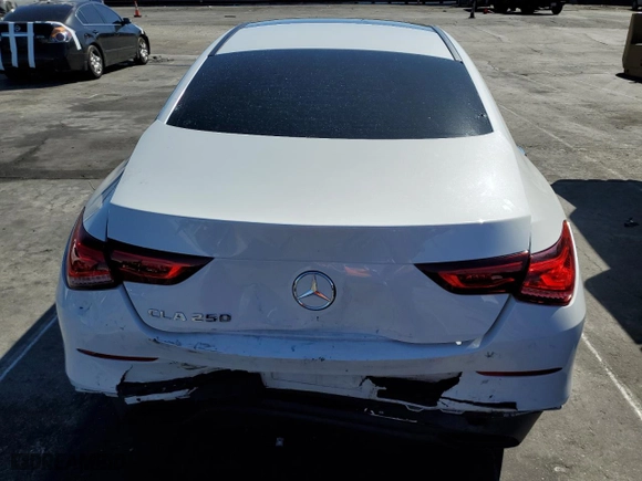 2022 Mercedes-Benz CLA with VIN W1K5J4GB6NN311479, listed as a Copart auction lot 48395845 with 28,343 mi miles and Salvage Title. Bid and sale history available at carsss.com. Image 6.