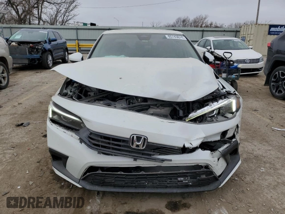 2024 Honda Civic Sedan EX with VIN 2HGFE1F77RH302272, listed as a Copart auction lot 85743674 with 12,368 mi miles and Salvage Title. Bid and sale history available at carsss.com. Image 5.