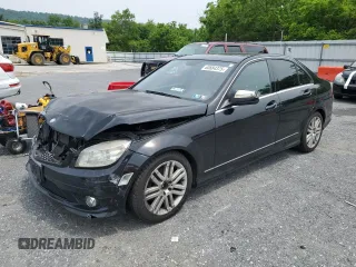 2009 Mercedes-Benz C 300 Sport with VIN WDDGF81X09F282812, listed as a Copart auction lot 60884375 with 99,782 mi miles and Salvage title. Bid and sale history available at DreamBid. Image 1.
