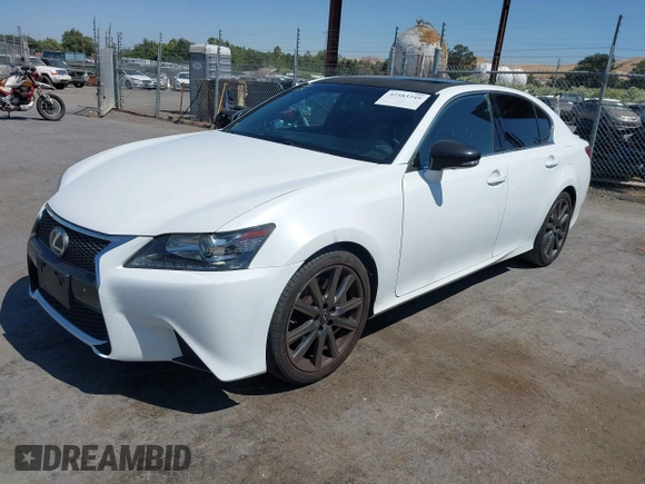 2015 Lexus GS 350 with VIN JTHBE1BL9FA001348, listed as a IAAI auction lot 42583249 with 100,363 mi miles and . Bid and sale history available at DreamBid. Image 2.