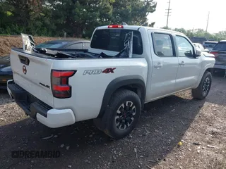 2024 Nissan Frontier SL with VIN 1N6ED1EK2RN656501, listed as a IAAI auction lot 42265453 with 3,813 mi miles and . Bid and sale history available at DreamBid. Image 4.