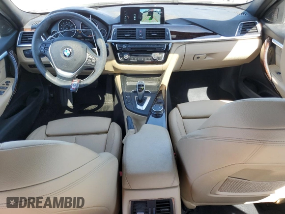 2017 BMW 3 Series 330i with VIN WBA8B9C39HK885321, listed as a Copart auction lot 52543705 with 18,349 mi miles and Salvage Title. Bid and sale history available at carsss.com. Image 8.