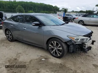 2016 Nissan Maxima SL with VIN 1N4AA6AP0GC379967, listed as a Copart auction lot 60839615 with 107,201 mi miles and Salvage title. Bid and sale history available at DreamBid. Image 4.