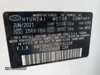 2022 Genesis G80 2.5T with VIN KMTGB4SC7NU092264, listed as a Copart auction lot 64142425 with 72,389 mi miles and Salvage title. Bid and sale history available at DreamBid. Image 12.