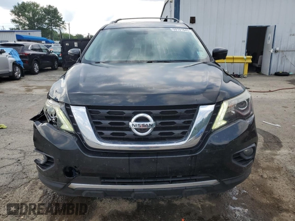 2017 Nissan Pathfinder SV z VIN 5N1DR2MN9HC608890, wystawiony jako Copart lot #59191845 z przebiegiem 136 270 mil mil oraz Szkoda całkowita • Salvage title. Historia ofert i sprzedaży dostępna na DreamBid. Obrazek 5.