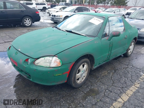 1993 Honda del Sol Si with VIN JHMEH6169PS012276, listed as a IAAI auction lot 41797595 with 169,001 mi miles. Bid and sale history available at carsss.com. Image 16.