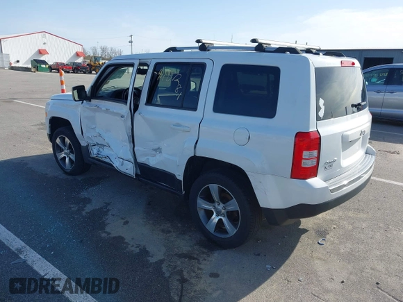 2016 Jeep Patriot High Altitude with VIN 1C4NJRFB3GD580427, listed as a IAAI auction lot 41937281 with 92,441 mi miles and . Bid and sale history available at DreamBid. Image 3.