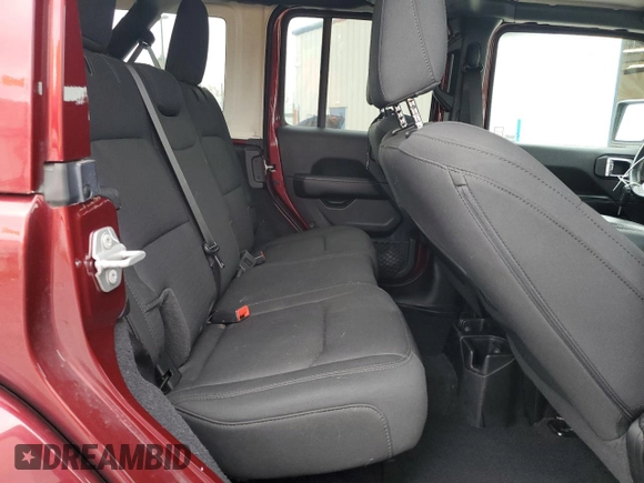 2021 Jeep Wrangler Unlimited Sahara with VIN 1C4HJXEN8MW613404, listed as a Copart auction lot 47881735 with 48,379 mi miles and Salvage title. Bid and sale history available at DreamBid. Image 11.