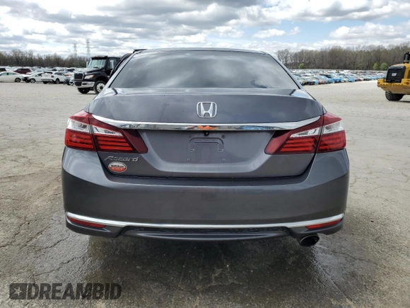 2016 Honda Accord Sedan LX with VIN 1HGCR2F34GA051782, listed as a Copart auction lot 49348985 with 83,854 mi miles and Salvage Title. Bid and sale history available at carsss.com. Image 6.