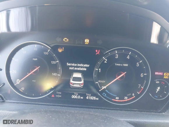 2019 BMW 4 Series 440i with VIN WBA4J5C5XKBM66154, listed as a IAAI auction lot 42061381 with 41,926 mi miles. Bid and sale history available at carsss.com. Image 7.