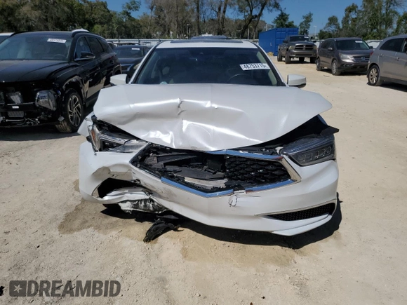 2020 Acura TLX with VIN 19UUB1F31LA006263, listed as a Copart auction lot 48753715 with 61,192 mi miles and Non Repairable. Bid and sale history available at carsss.com. Image 5.