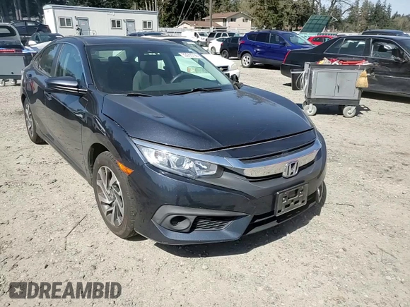 2016 Honda Civic Sedan EX with VIN 19XFC2F84GE215098, listed as a Copart auction lot 53055735 with 35,732 mi miles and Salvage Title. Bid and sale history available at carsss.com. Image 11.