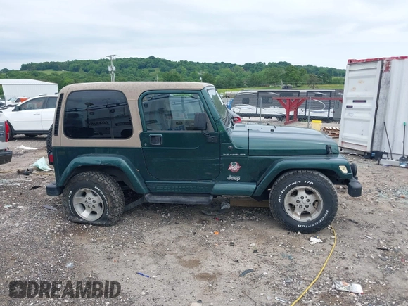1999 Jeep Wrangler Sahara with VIN 1J4FY49S5XP482037, listed as a IAAI auction lot 42341723 with 161,081 mi miles and . Bid and sale history available at DreamBid. Image 14.