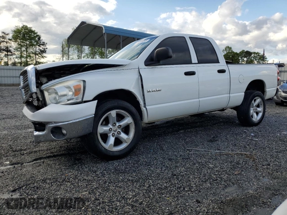 2008 Dodge Ram 1500 SLT with VIN 1D7HA18N68S568149, listed as a Copart auction lot 52344305 with 163,700 mi miles and Salvage Title. Bid and sale history available at carsss.com. Image 1.